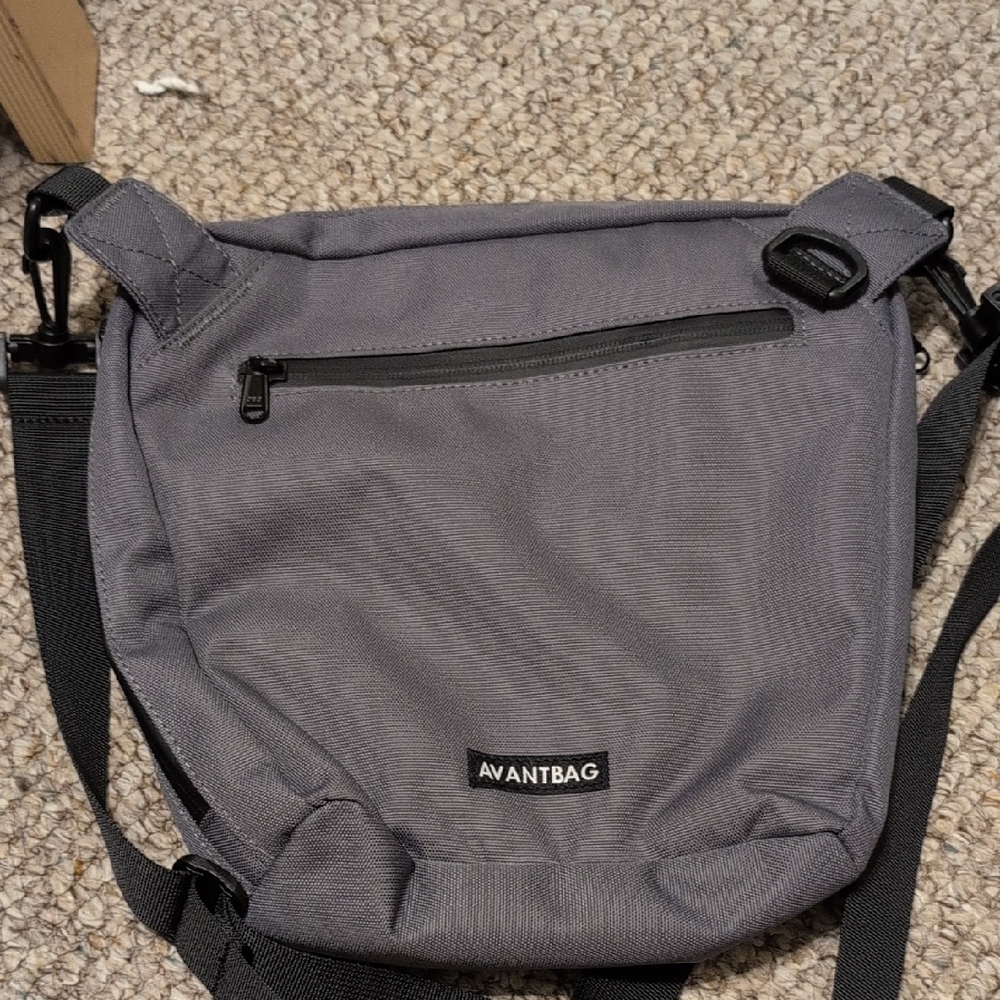 Gray Avantbag Messenger Bag with Adjustable Strap